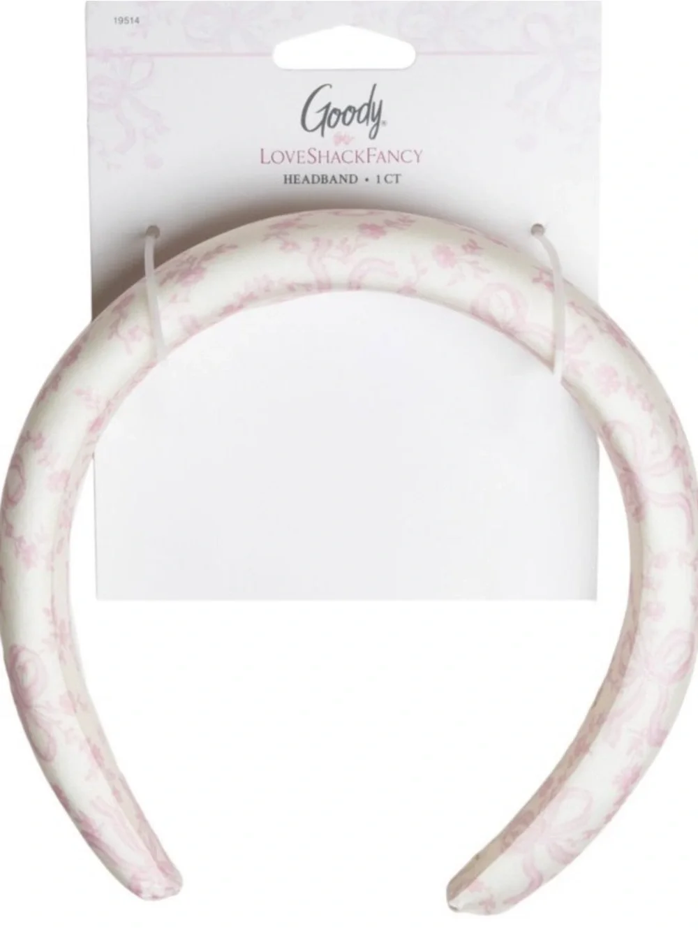 LoveShackFancy x Target - Goody Coquette Bow Padded Headband in Chantilly